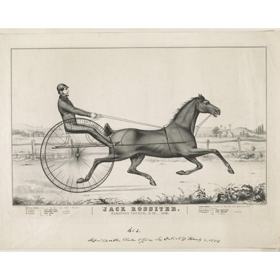Print: Jack Rossiter: Saratoga Course, 2:28. 1849