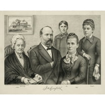 Print: James A. Garfield and Family, 1881