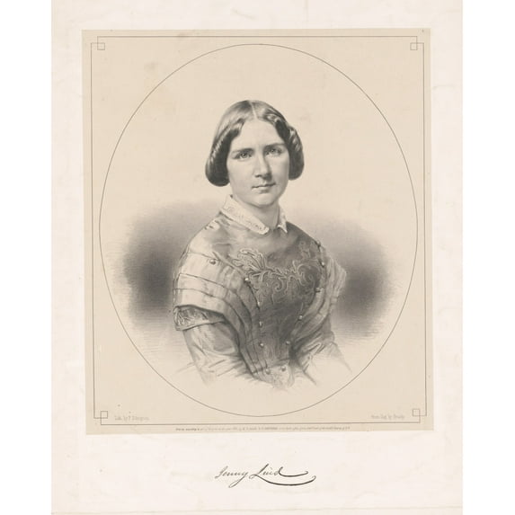 Print: Jenny Lind, 1850