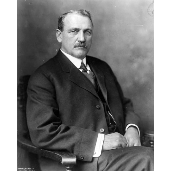 Print: John F. Stevens, Half-Length Portrait, Seated, Facing Slightly