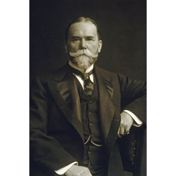 Print: John Hay, Half-Length Portrait, Seated, Facing Front, Left Arm