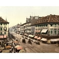 thumbnail image 1 of Print: Kaiser Strasse, Karlsruhe, Baden, Germany, circa 1890, 1 of 4