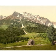 Print: Karersee Pass And Rosengartenhof, Karersee, Tyrol, Austro-Hungary
