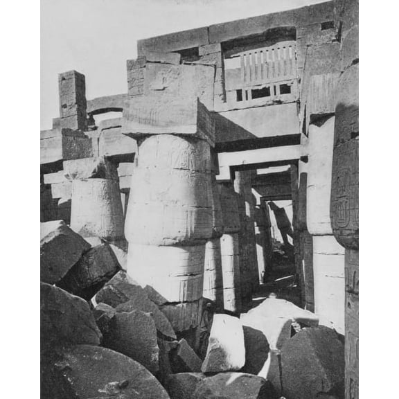 Print: Karnak--Hall Of Columns, 1910