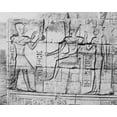 thumbnail image 1 of Print: Karnak (Thebes) - Edifice En Ruines - Sculptures De La Paroi, 1 of 4