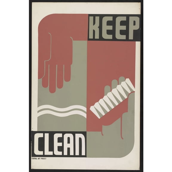 Print: Keep Clean, circa 1936