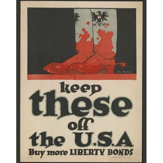 Print: Keep These Off The U.S.A. - Buy More Liberty Bonds, circa 1918