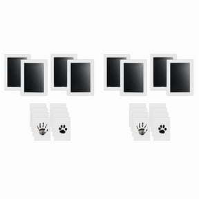 Print Kit for Dog Cats, 8 Inkless Print Pads, 16 Imprint Cards, Nose Print Stamp Pad for Dogs, Touch Footprint Kit