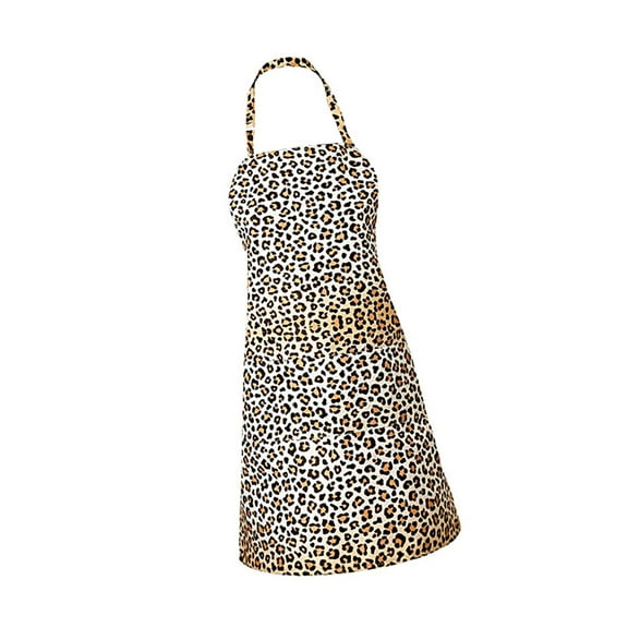Print Kitchen Apron Adjustable NeckStrap Easy For Home Cooking Salon Spa Use