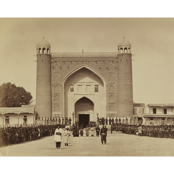 Print: Kokanskoe Khanstvo. Vorota Khanskago Dvortsa V G. Kokanie