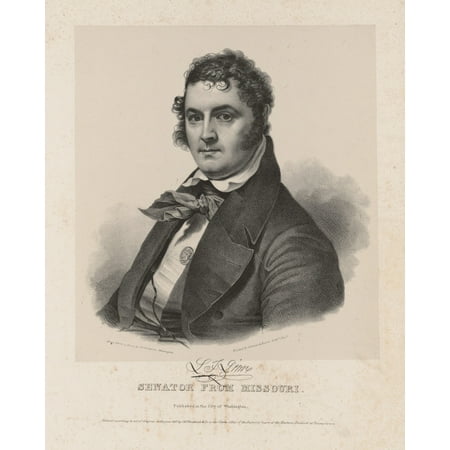 Print: L.F. Linn, Senator From Missouri, 1837