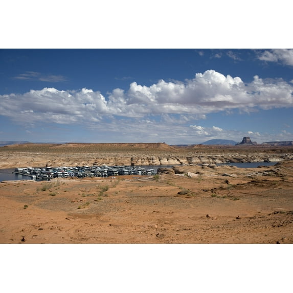 Print: Lake Powell Boat Marina, Arizona, 2006