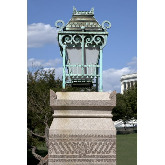 Print: Lantern Detail At The United States Capitol Building, Washington