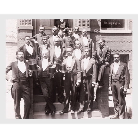 Print: Law Graduating Class At Howard University, Washington, D.C., 1900