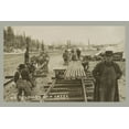 thumbnail image 1 of Print: Laying First Rails Of New U.S. Railroad At Ship Creek, circa 1900, 1 of 4