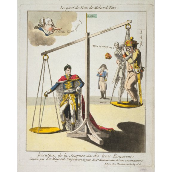 Print: Le Pied De Nez De Milord Pit, circa 1805