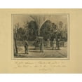 thumbnail image 1 of Print: Les Gardes Nationaux D'heurteauville Gardant Le Jean Bart Au Clair, 1 of 4