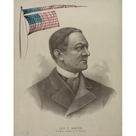 Print: Levi P. Morton, Republican Candidate For Vice-President, 1888