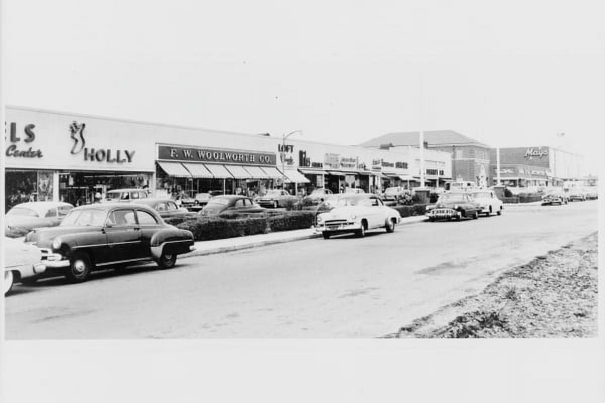 Print Levittown Center Shopping Center, Levittown, Long Island, New