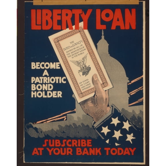 Print: Liberty Loan--Become A Patriotic Bond Holder--Subscribe At Your