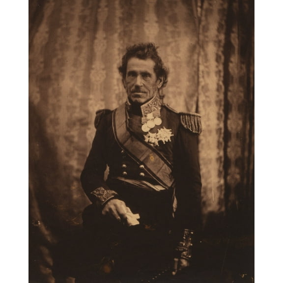 Print: Lieutenant General Sir De Lacy Evans, G.C.B., M.P., 1855