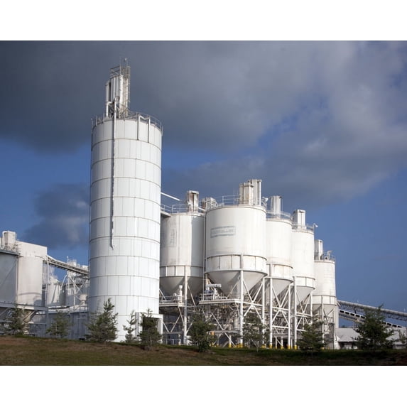 Print: Lime Plant In Rural Alabama, 2010