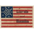 thumbnail image 1 of Print: Lincoln And Hamlin Campaign Banner, 1860, 1 of 1