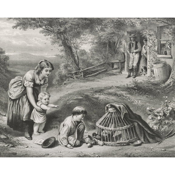 Print: Little Chicks