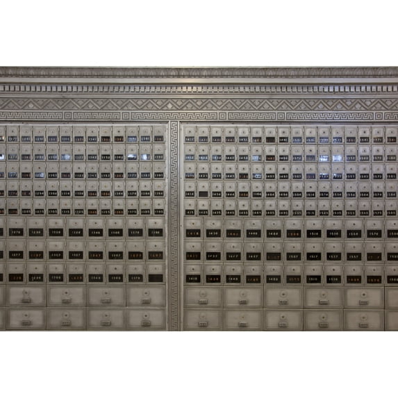 Print: Lobby Architectural Details, Richard Sheppard Arnold U.S. Post