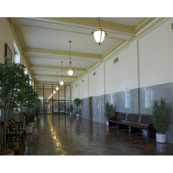 Print: Lobby, James A. Walsh U.S. Courthouse, Tucson, Arizona, 2008