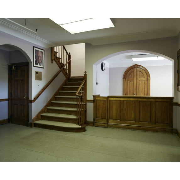 Print: Lobby, Robert C. Mcewen U.S. Custom House, Ogdensburg, New York