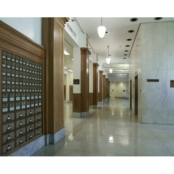 Print: Lobby, U.S. Custom House, Houston, Texas, 2008