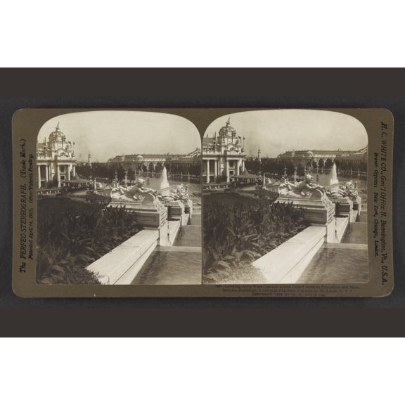 Print: Looking Down West Cascade Across Grand Basin To Education And