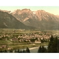 thumbnail image 1 of Print: Lower Inn, Hall And Bettelwurfspitze, Tyrol, Austro-Hungary, circa, 1 of 4