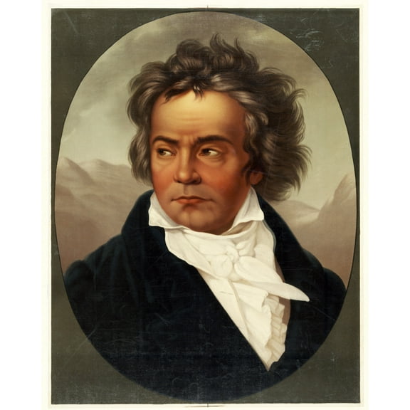 Print: Ludwig Van Beethoven, 1870