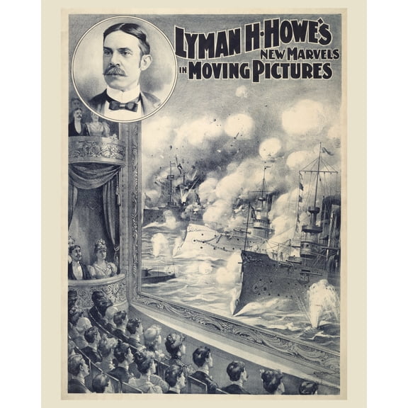 Print: Lyman H. Howe's New Marvels In Moving Pictures, 1898