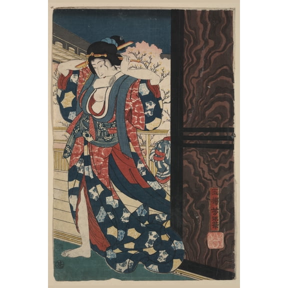 Print: Mage O Naosu Yujo, 1860