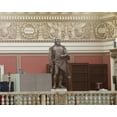 thumbnail image 1 of Print: Main Reading Room. Portrait Statue Of Michelangelo Along The, 1 of 4