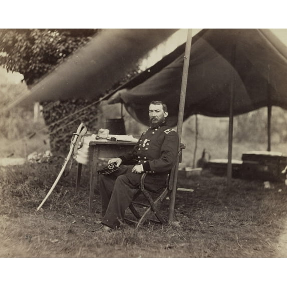 Print: Maj. General P. H. Sheridan, circa 1861