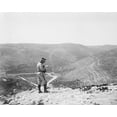 thumbnail image 1 of Print: Man In Uniform Standing On A Hill, circa 1898, 1 of 4