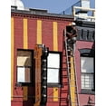 thumbnail image 1 of Print: Man On Ladder, Working On A Building, H St. Near Intersection With, 1 of 4