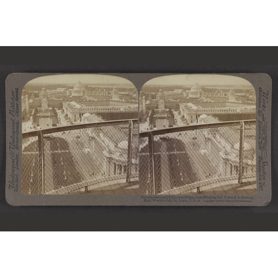 Print: Manufactures And Education Bldgs., From Wireless Tel. Tower S. To
