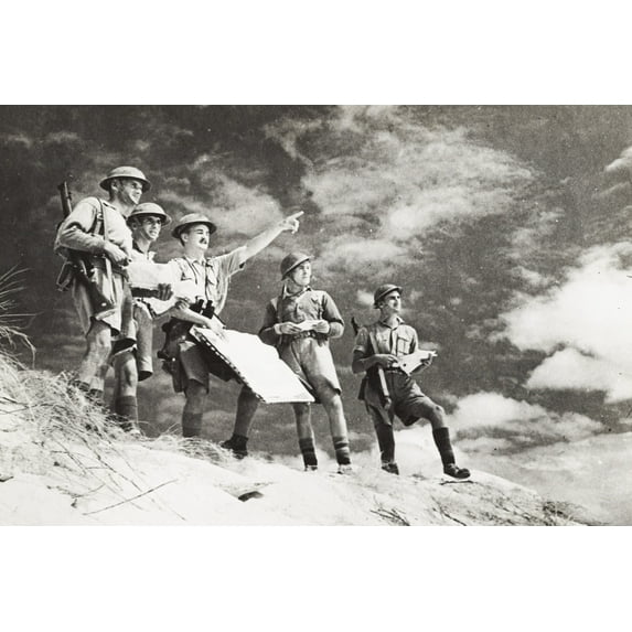 Print: Mapping Out The Wastes Of The Western Desert: A British Military