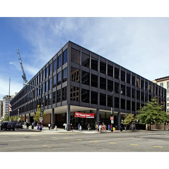 Print: Martin Luther King Jr. Memorial Library, 901 G St., NW, Washington