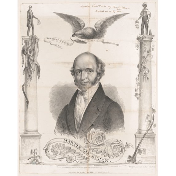 Print: Martin Van Buren, 1840