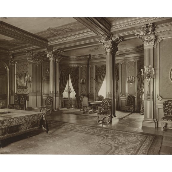 Print: Mary Scott Townsend House, Washington, D.C. Dining Room And