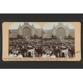 thumbnail image 1 of Print: Massive Clock With Floral Dial And Hands 50 Ft Long North End, 1 of 4
