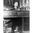 thumbnail image 1 of Print: Mayor John Lindsay, Full-Length Portrait, Seated Behind Desk And, 1 of 4