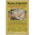 thumbnail image 1 of Print: Mechanics & Apprentices Wanted For Enlistment In The Construction, 1 of 4