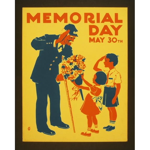 Print: Memorial Day, May 30th